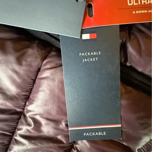 TOMMY Hilfiger NEW Men's Insulated Packable Puffer Jacket with Hood Size: XXL - Picture 4 of 14